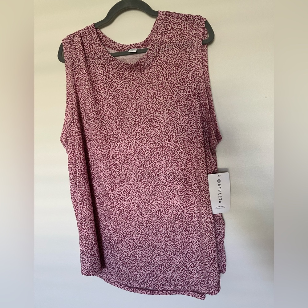 Athleta Pink Patterned Top